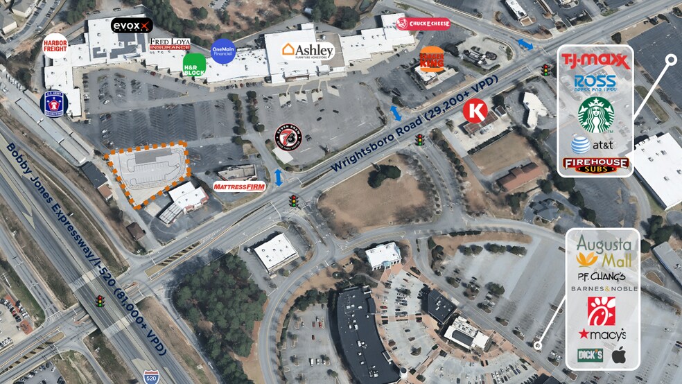 More Photos Of 3435 Wrightsboro Rd, Augusta Storefront For Lease
