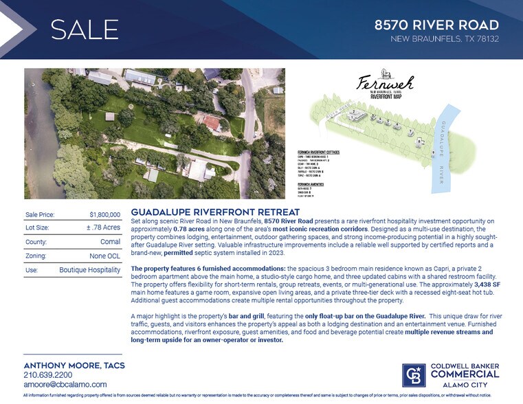 More Photos Of 8570 River Rd, New Braunfels Hospitality For Sale