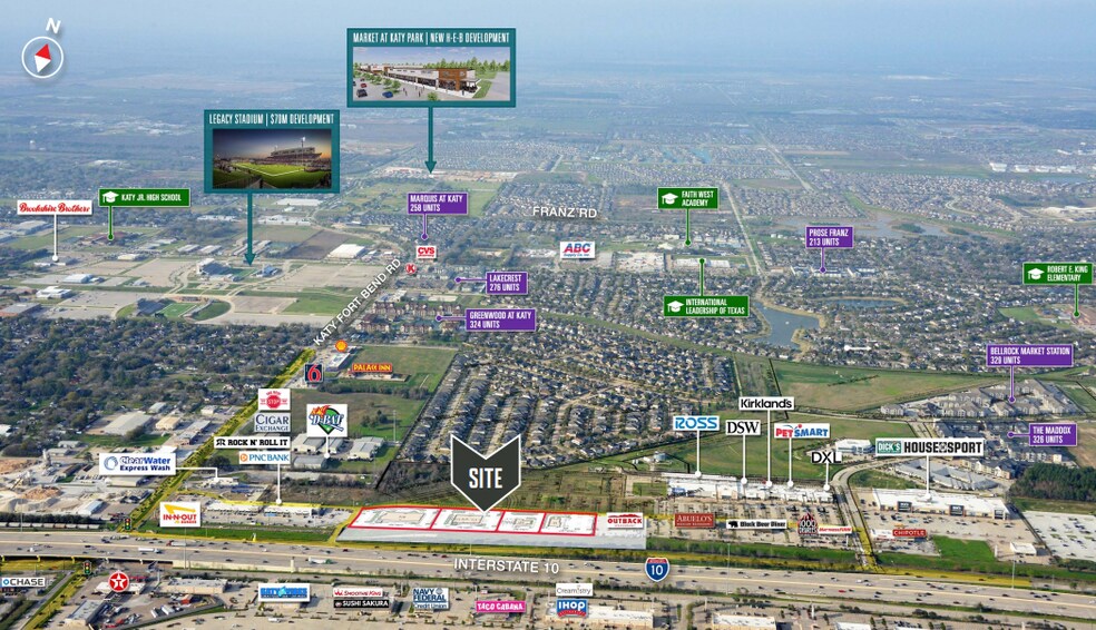 More Photos Of NEQ I-10 & KATY FORT BEND RD, Katy Unknown For Lease