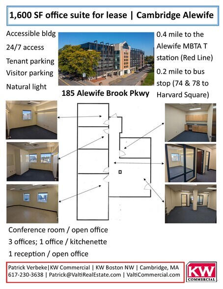 More Photos Of 185 Alewife Brook Pky, Cambridge Office For Lease