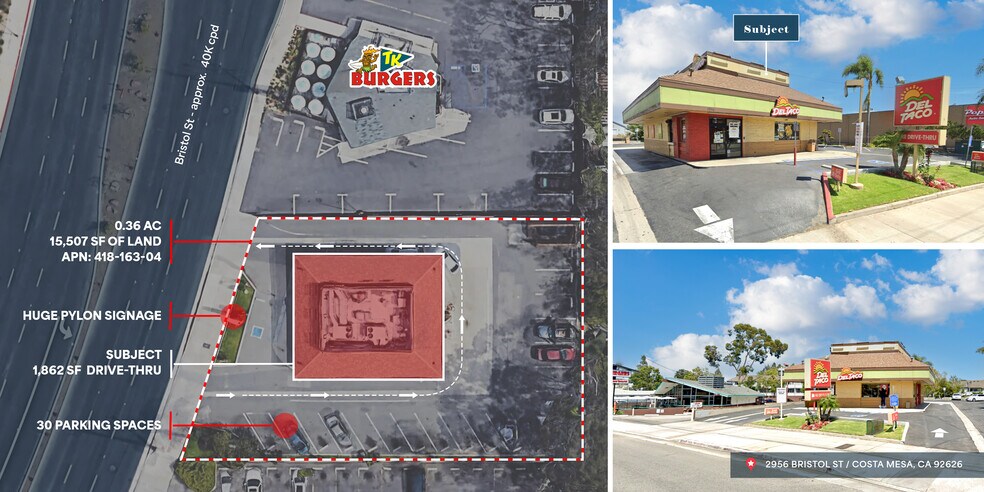 More Photos Of 2956 Bristol St, Costa Mesa Fast Food For Lease