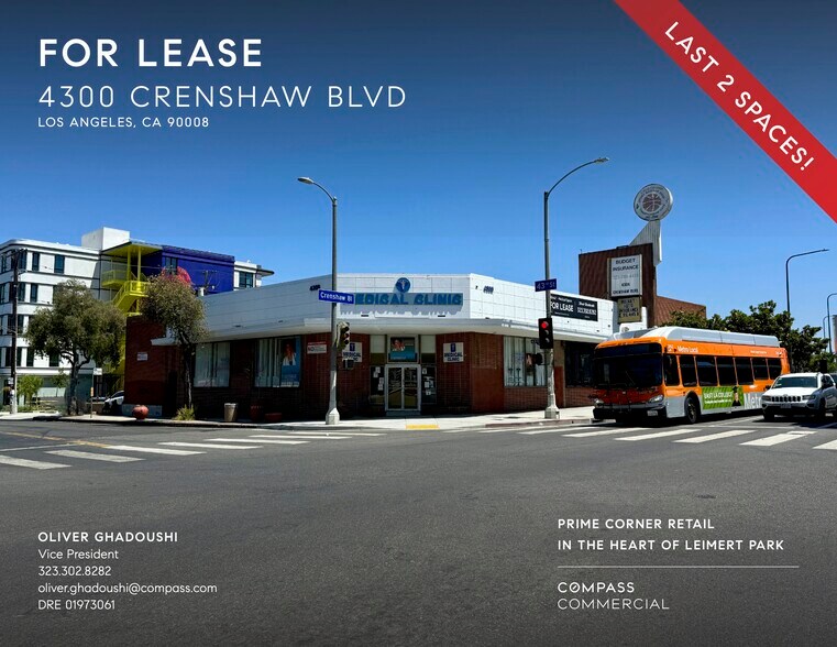 Primary Photo Of 4300 Crenshaw Blvd, Los Angeles Storefront Retail Office For Lease