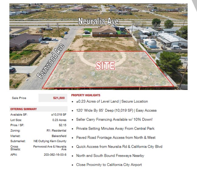 More Photos Of 8000 California City blvd, California City Land For Sale