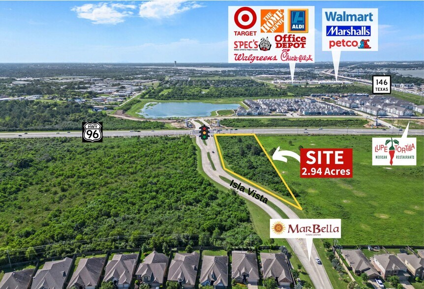 Primary Photo Of Hwy 96 & Isla Vista, League City Land For Sale