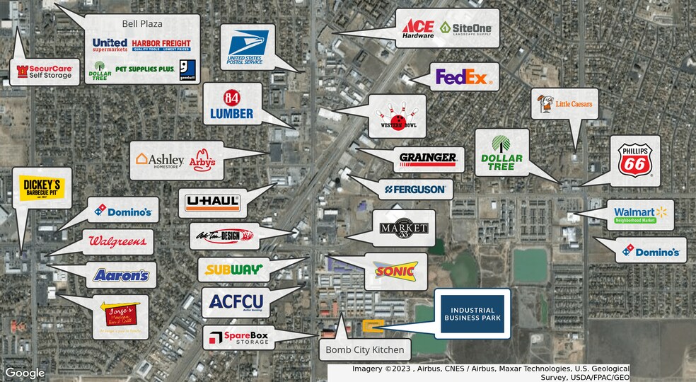 More Photos Of 3855 Business Park Dr, Amarillo Showroom For Lease