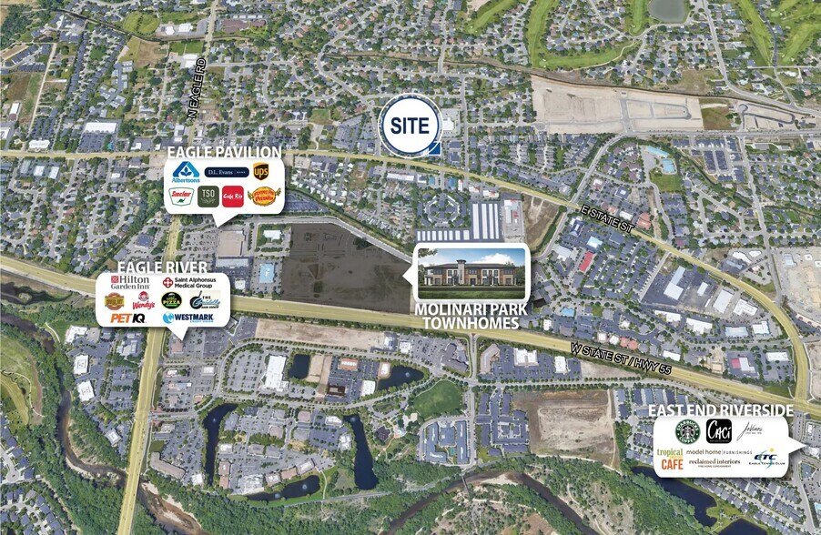 More Photos Of 700 E State St, Eagle Office For Lease