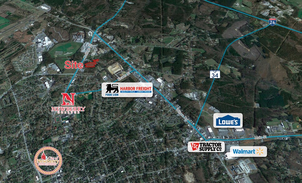 Primary Photo Of Whitener St @ Woodland Dr, Newberry Land For Sale
