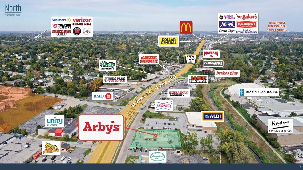 More Photos Of 3417 N 90th St, Omaha Fast Food For Sale