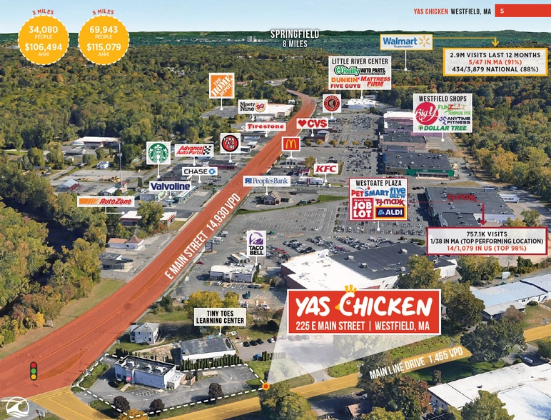 More Photos Of 225 E Main St, Westfield Fast Food For Sale