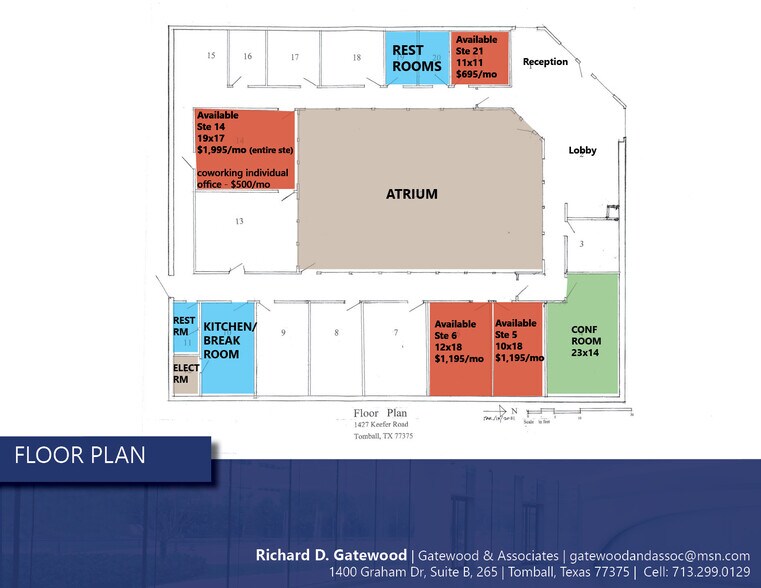 More Photos Of 1427 Keefer Rd, Tomball Office For Lease