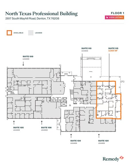 More Photos Of 2817 S Mayhill Rd, Denton Medical For Lease