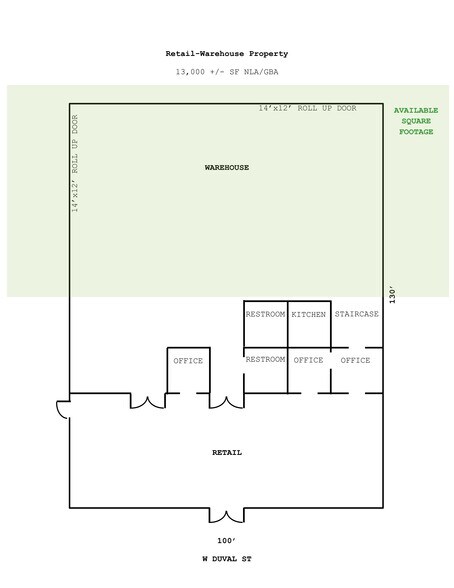 More Photos Of 131 W Duval St, Lake City Storefront Retail Office For Lease