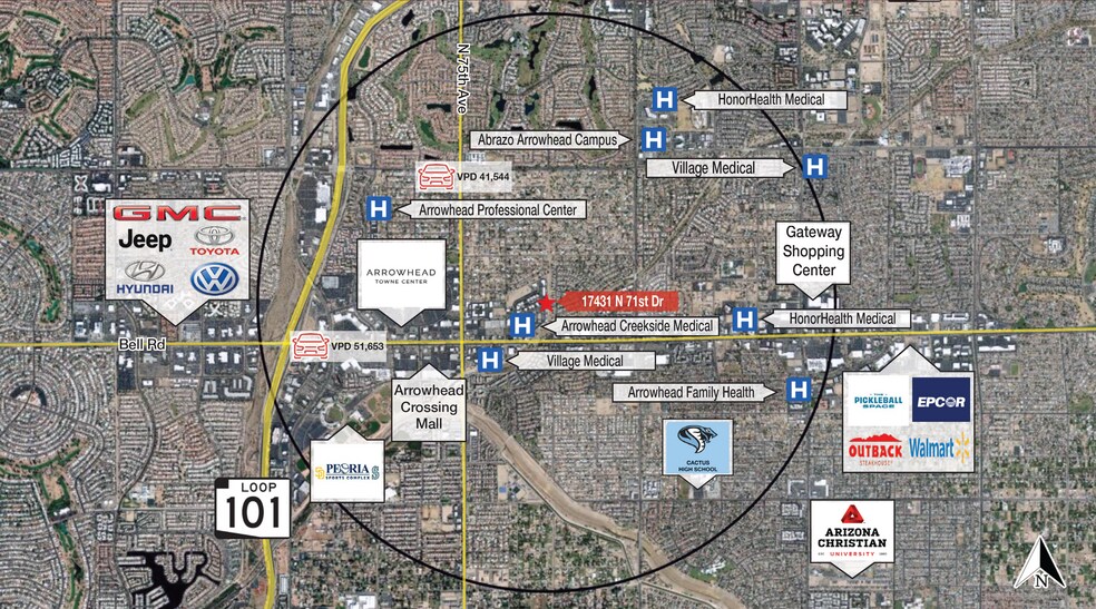 More Photos Of 17431 N 71st Dr, Glendale Medical For Lease