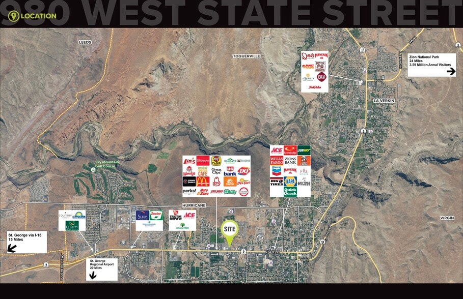 More Photos Of 980 W State St, Hurricane Land For Lease