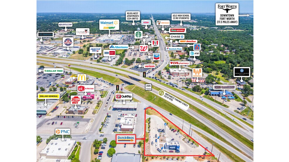 More Photos Of 164 Industrial Ave, Azle Fast Food For Sale
