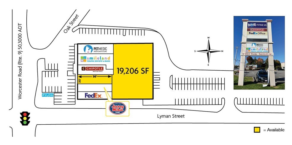 More Photos Of 1 Oak St, Westborough General Retail For Lease