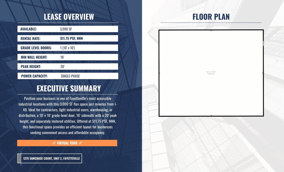 More Photos Of 1275 W Sunchase Ct, Fayetteville Warehouse For Lease