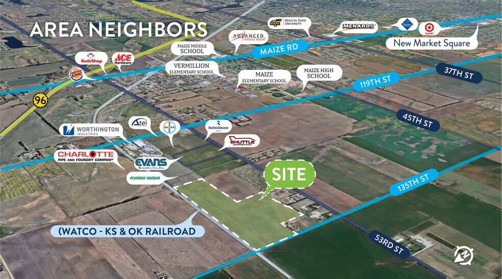 More Photos Of 135th, Maize Land For Sale