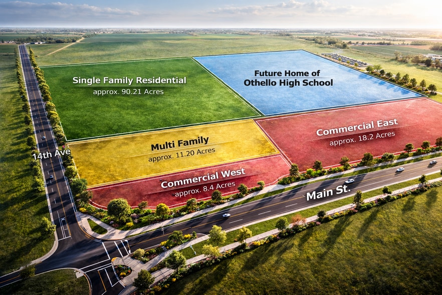 More Photos Of main street, Othello Land For Sale