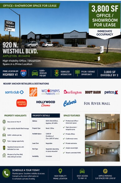 More Photos Of 920 N Westhill Blvd, Appleton Freestanding For Lease