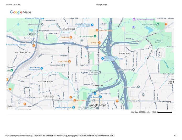 More Photos Of 2410 SW Metropolitan Pky, Atlanta Auto Repair For Sale