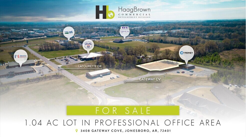 Primary Photo Of 3408 Gateway Cv, Jonesboro Land For Sale