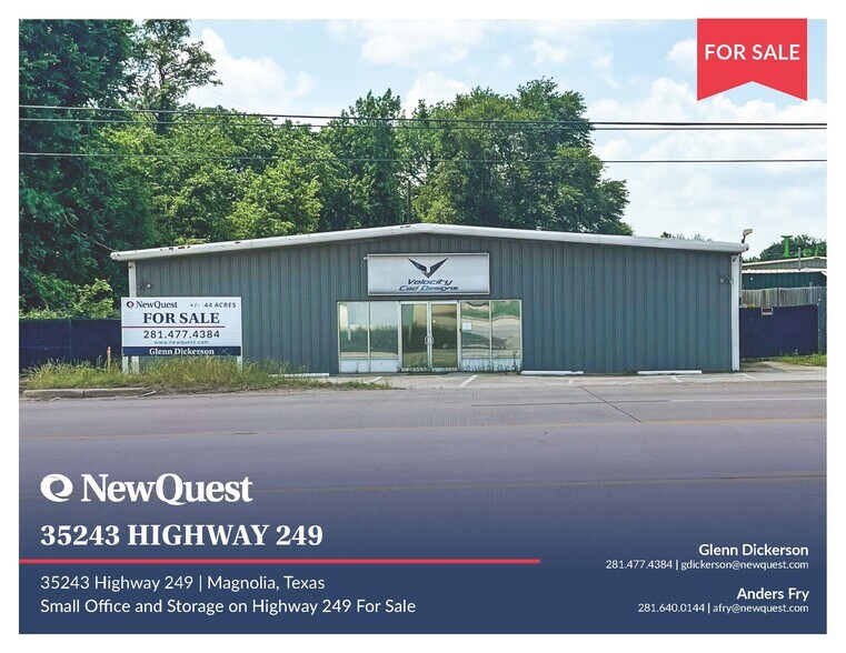 Primary Photo Of 35243 TX-249, Pinehurst Land For Sale