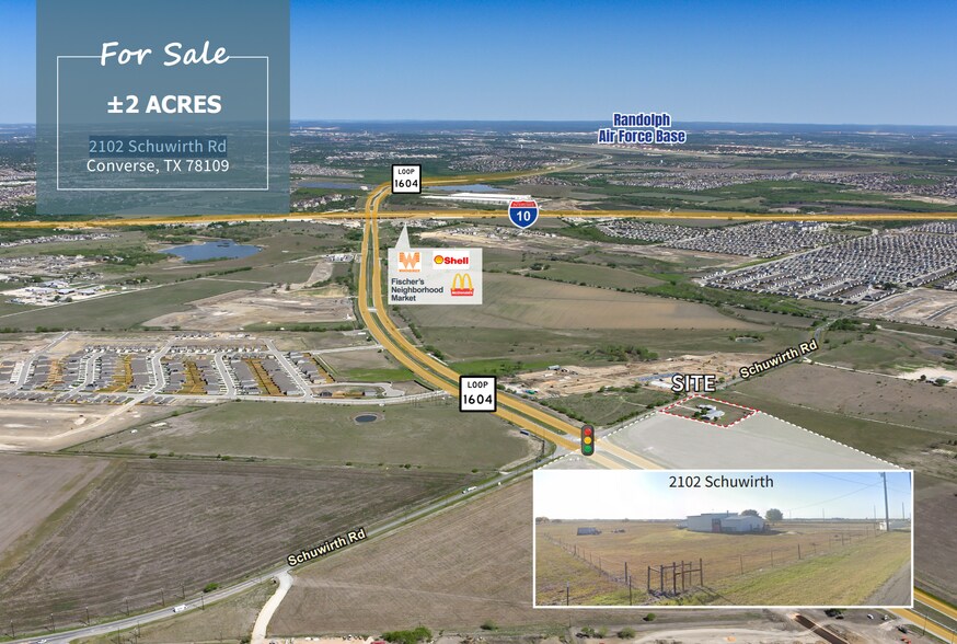 Primary Photo Of 2102 Schuwirth Rd, Converse Land For Sale