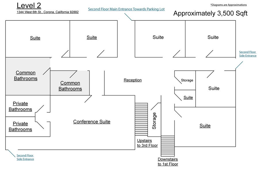 More Photos Of 1344 W 6th St, Corona Office For Sale