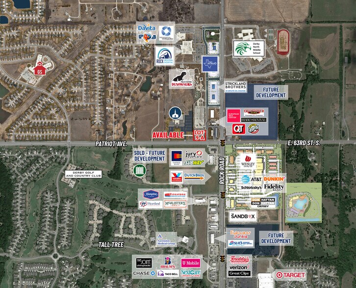 Primary Photo Of Derby, Rock Rd. & 63rd St. S. NW/c, Derby Land For Sale