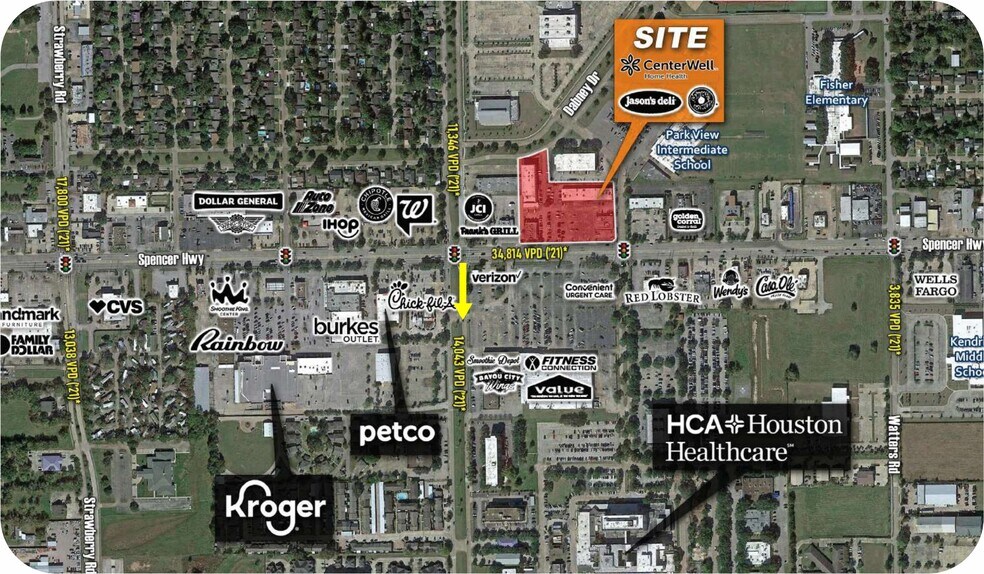More Photos Of 3901-3937 Spencer Hwy, Pasadena Unknown For Lease