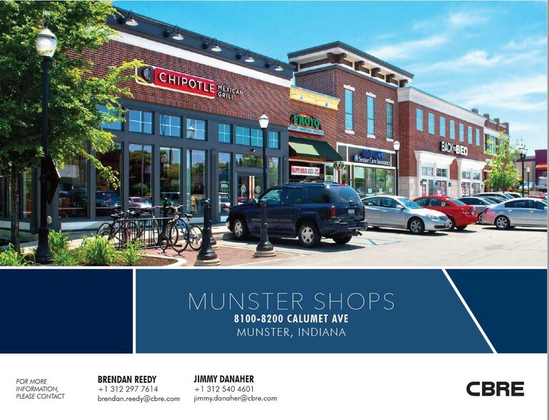 More Photos Of 8135-8165 Calumet Ave, Munster Freestanding For Lease