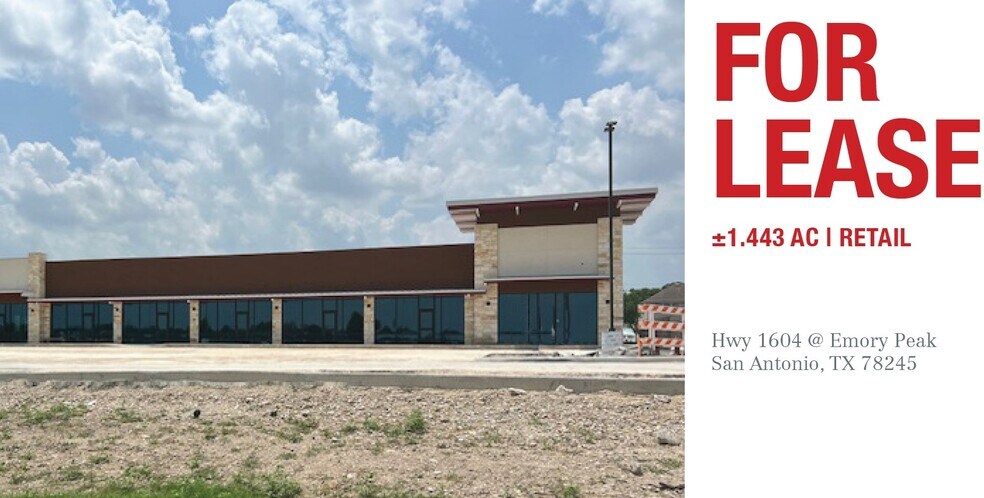 More Photos Of Loop 1604 & Emory Peak Dr, San Antonio Land For Lease