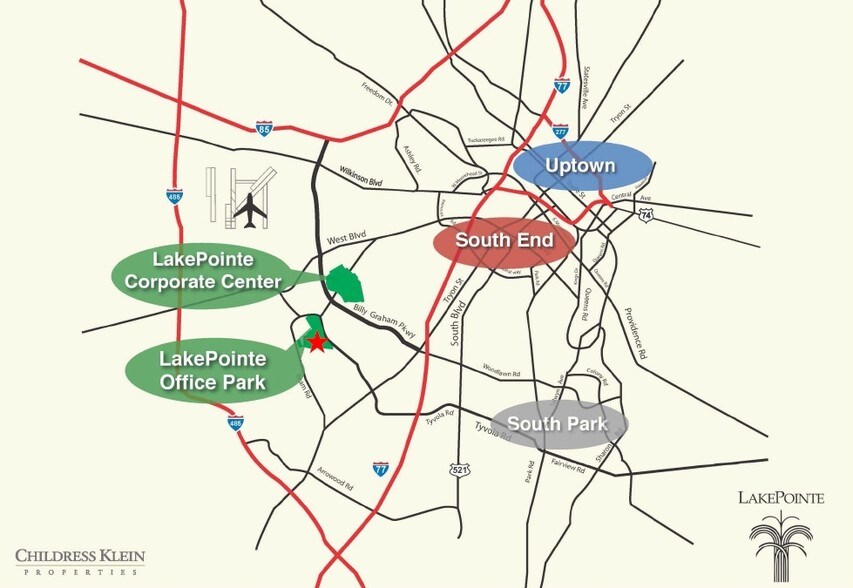 More Photos Of 4121 South Stream Blvd, Charlotte Freestanding For Lease