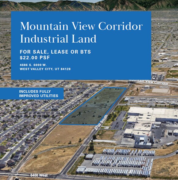 Primary Photo Of 4686 South 6000 West, West Valley City Land For Sale