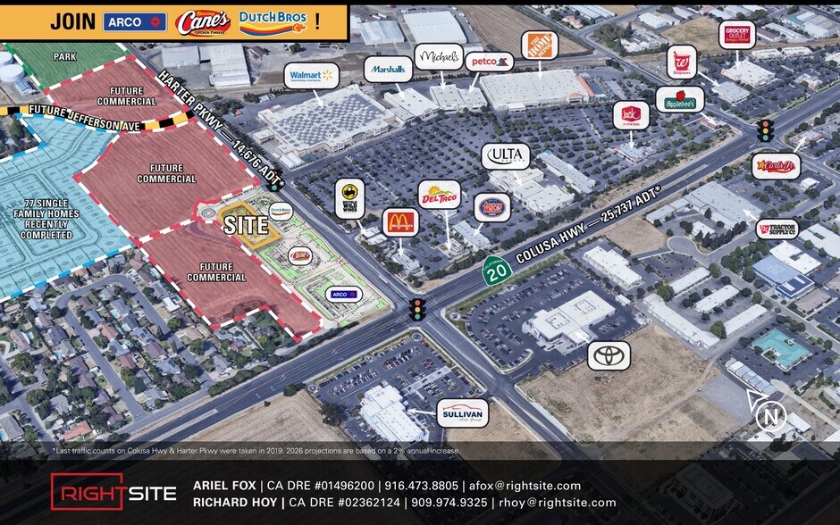 More Photos Of NWC Colusa Hwy & Harter Pky, Yuba City Land For Lease