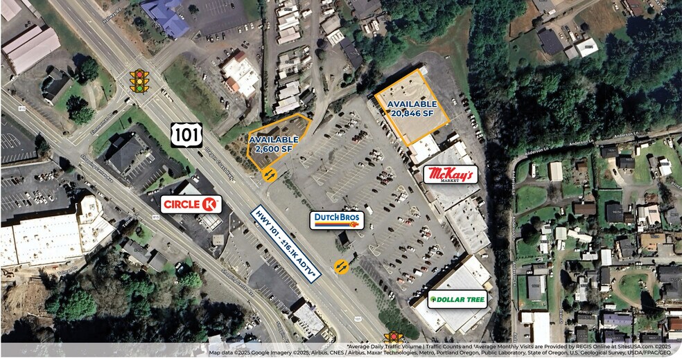 Primary Photo Of 16161-16261 Highway 101 S, Brookings Convenience Store For Lease