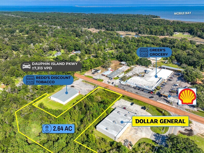 More Photos Of adj. to 3280 Fowl River Road, Theodore Land For Sale