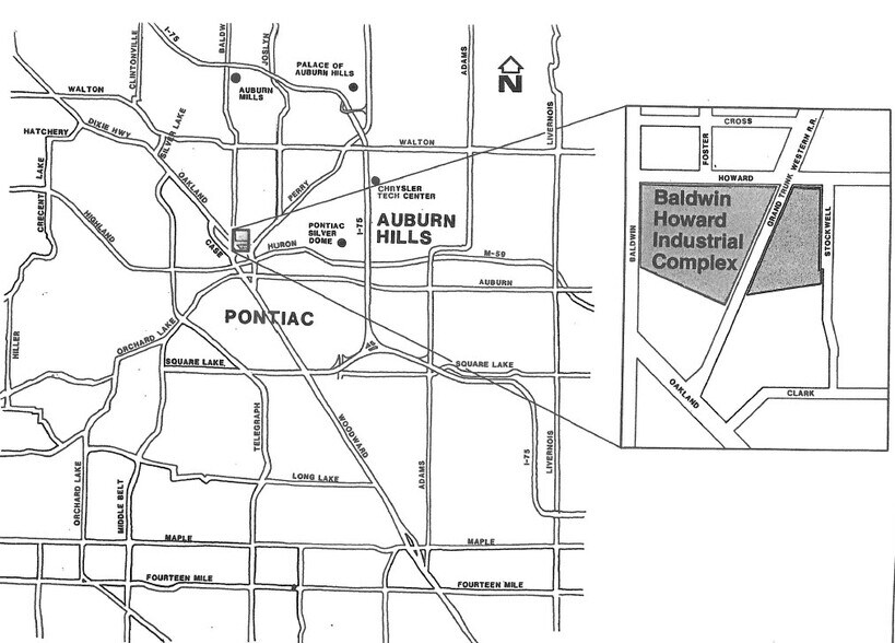 More Photos Of 60 Baldwin Ave, Pontiac Warehouse For Lease