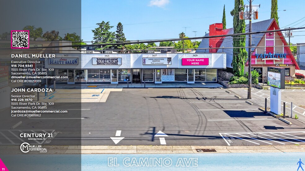 More Photos Of 3423-3429 El Camino Ave, Sacramento General Retail For Lease