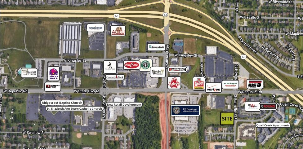 More Photos Of 1630 W Republic Rd, Springfield Land For Sale