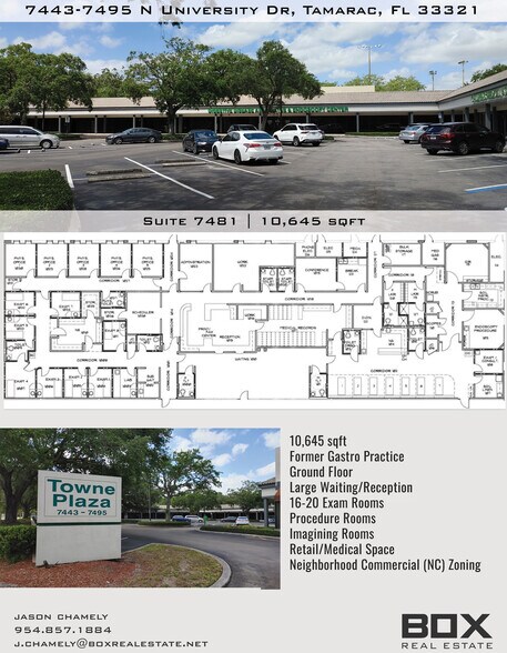 More Photos Of 7443-7495 N University Dr, Tamarac Medical For Lease
