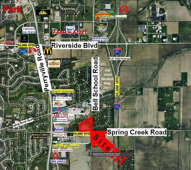 Primary Photo Of 3100 N Bell School Rd, Rockford Land For Sale