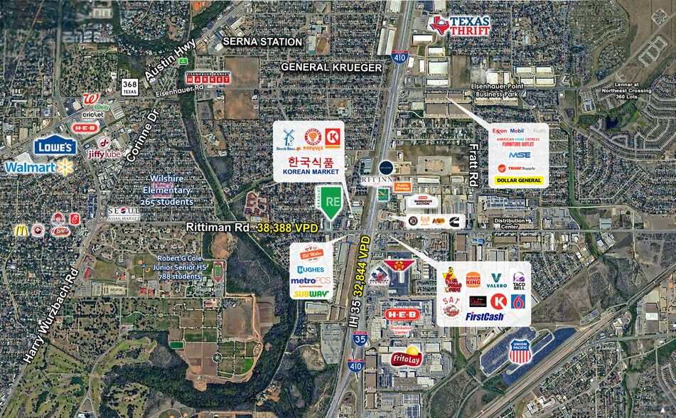 More Photos Of 4401-4419 Rittiman Rd, San Antonio Storefront Retail Office For Lease