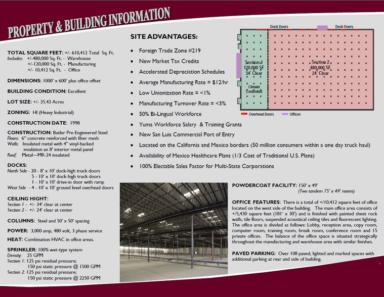 More Photos Of 2801 N Main St, San Luis Warehouse For Lease