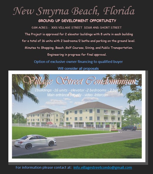 Primary Photo Of 3001 Village St, New Smyrna Beach Land For Sale