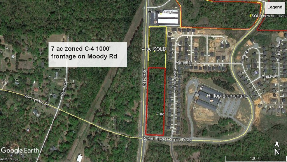 Primary Photo Of Moody Rd & Robert Bryson Pky, Warner Robins Land For Sale