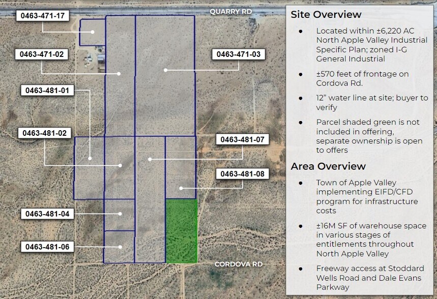 001 Cordova rd, Apple Valley, CA 92307 Land For Sale