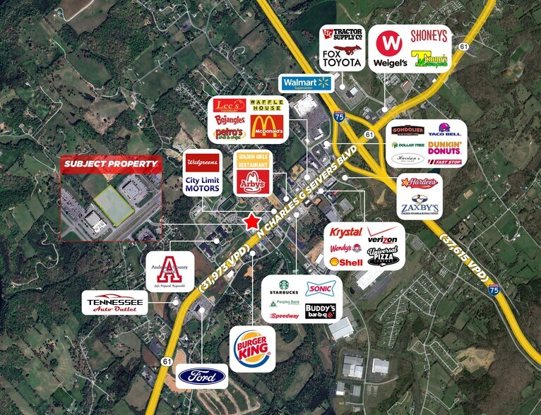 Primary Photo Of 2141 N Charles G Seivers Blvd, Clinton Land For Lease