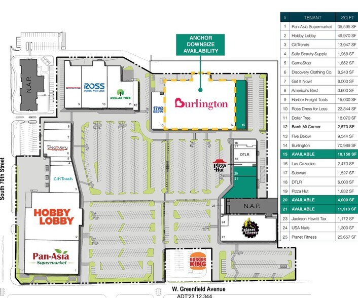 More Photos Of 6702-6852 Greenfield Rd, West Allis Unknown For Lease